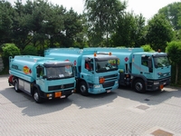 tankwagens voor levering van mazout